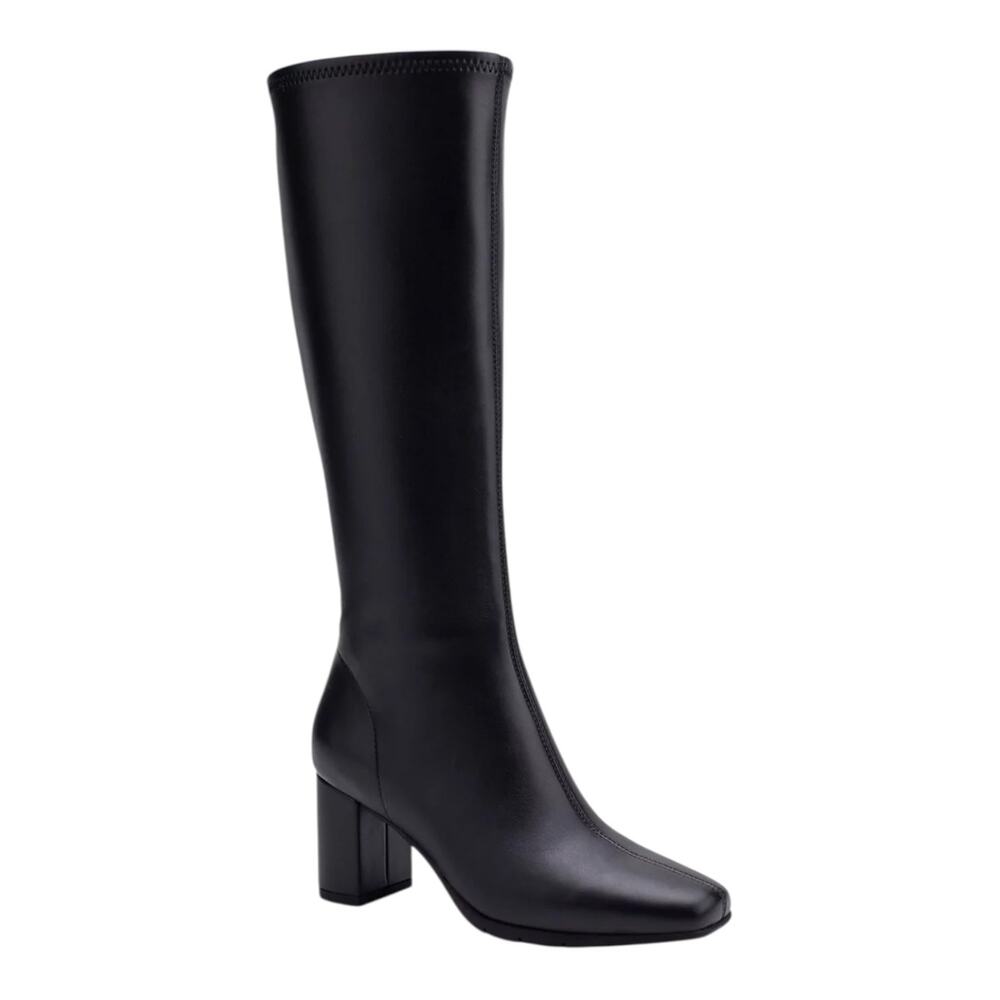 Aerosoles Women's Micah Knee High Block Heel Boots Black Size 8 1/2 M